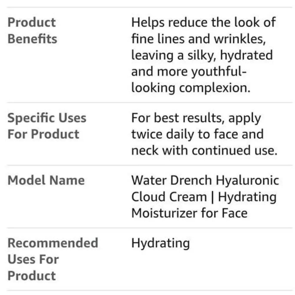 Peter Thomas Roth Water Drench Hyaluronic Cloud Cream